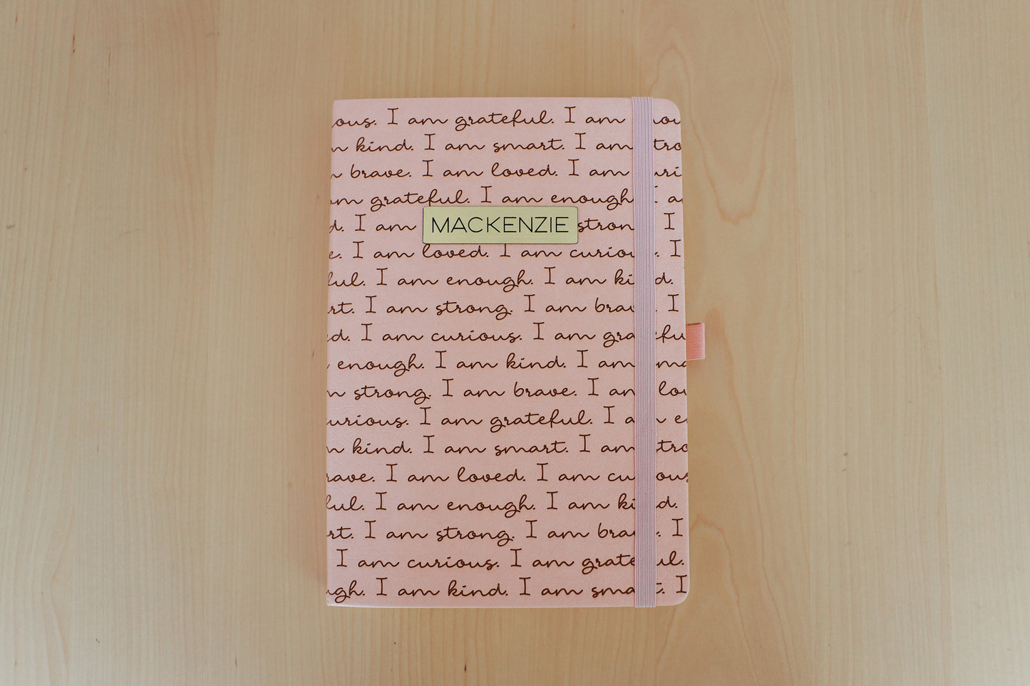 Inspirational B5 Vegan Leather Journal - I Am Enough